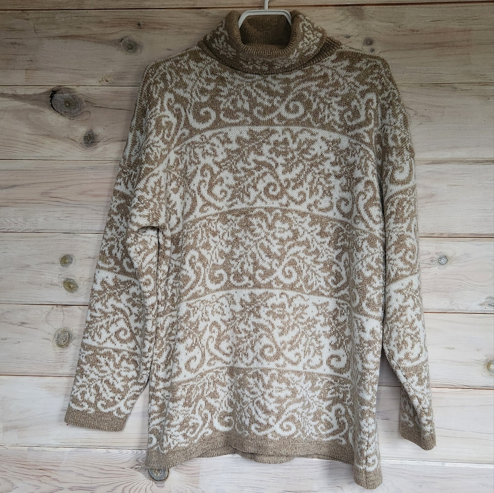 Adele Knitwear Oversized Turtleneck Sweater